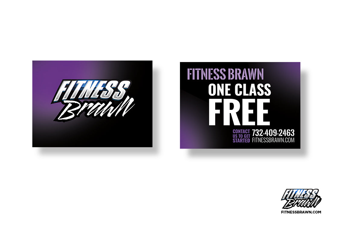 Fitness Trial Card Purple